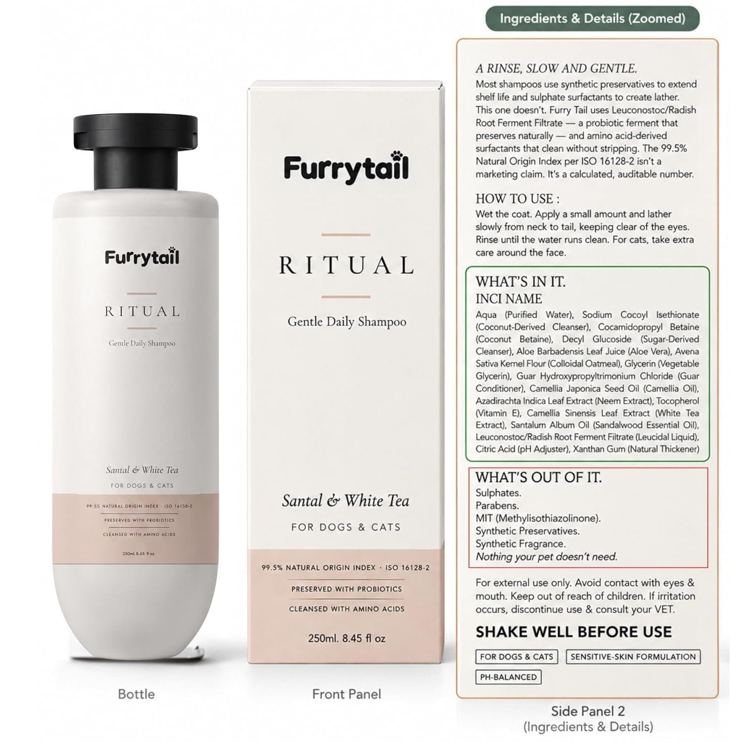 Gentle Daily Shampoo – Santal & White Tea by Furrytail – photo 7 of 8