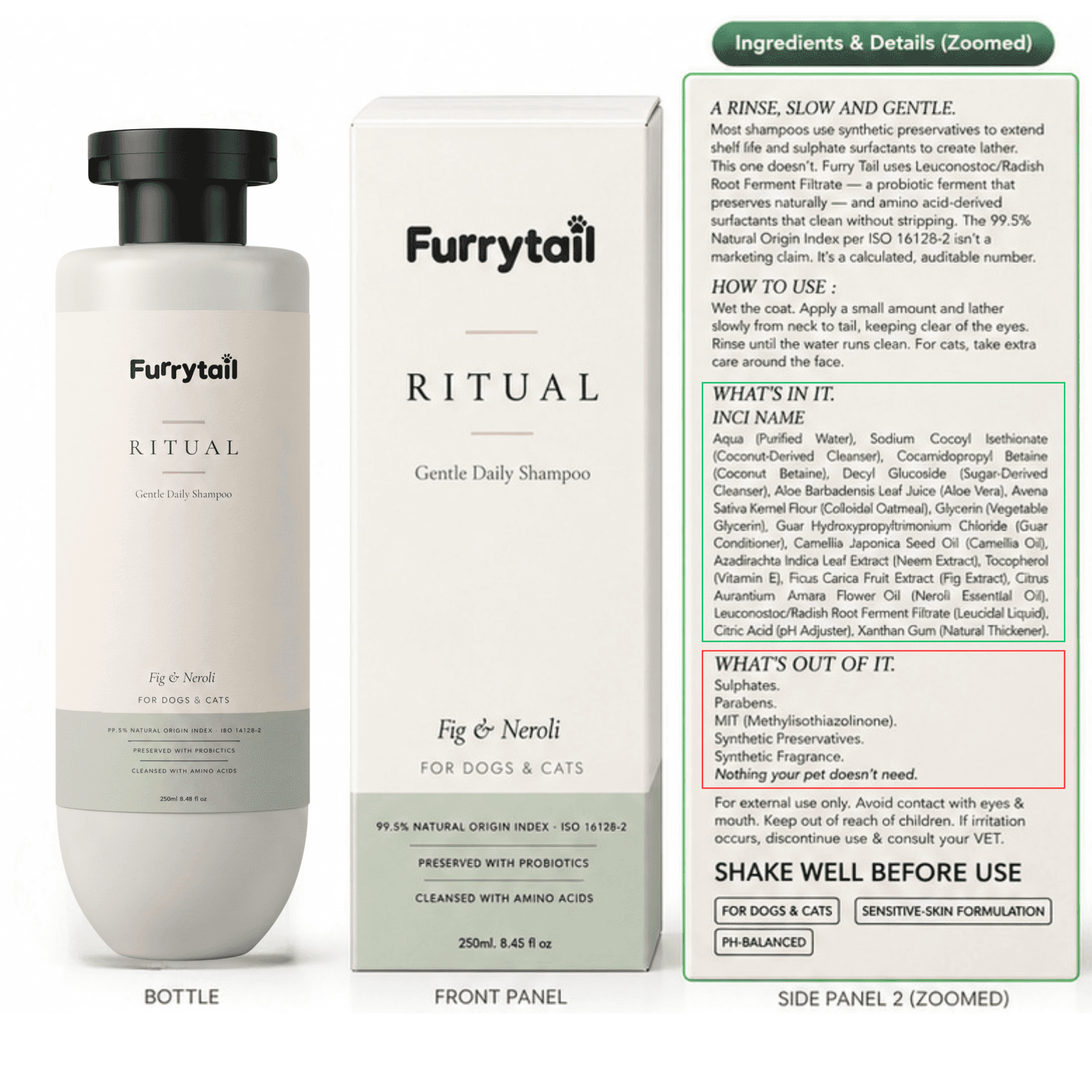 Gentle Daily Shampoo – Fig & Neroli by Furrytail – photo 4 of 8