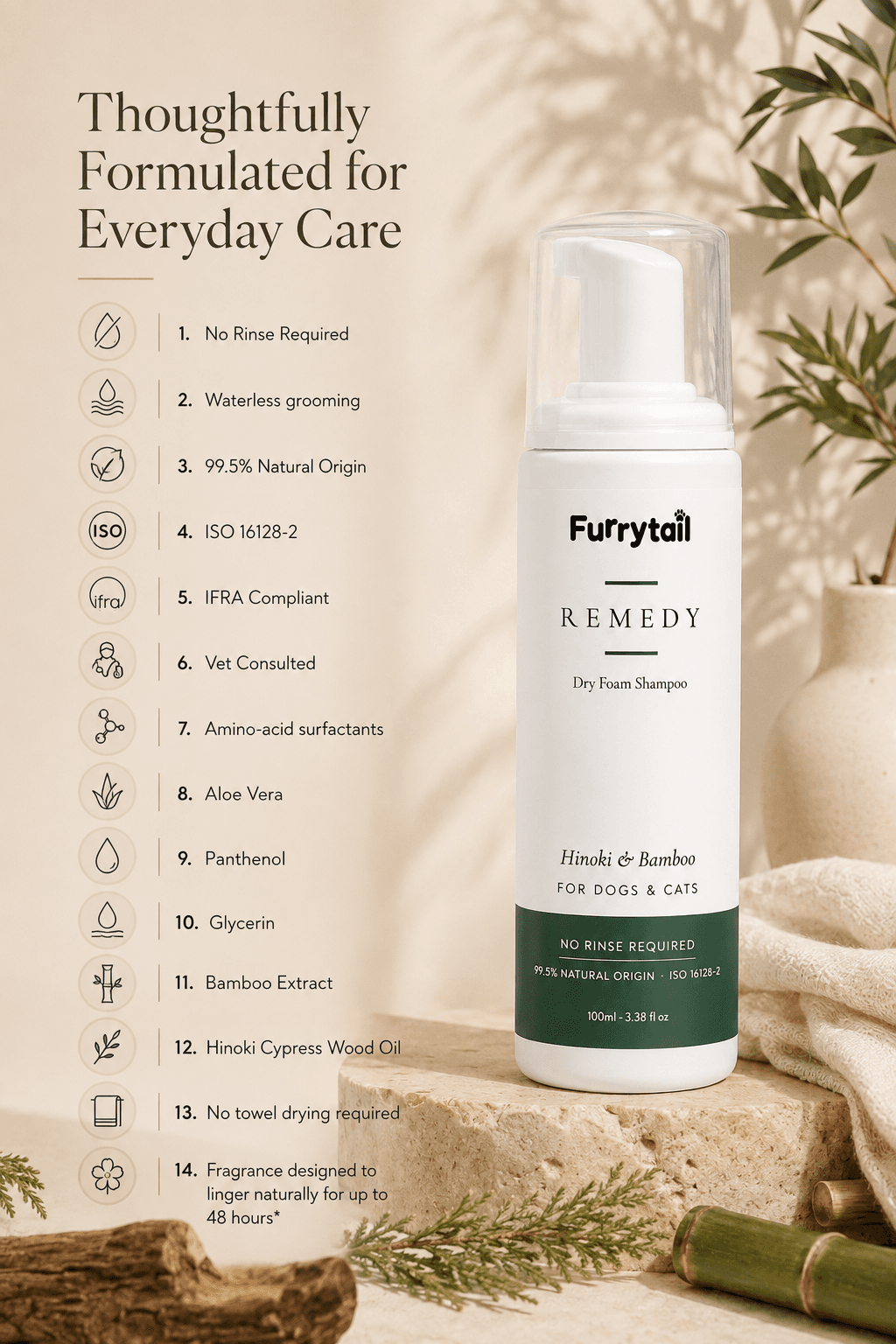 Dry Foam Shampoo by Furrytail – photo 3 of 8